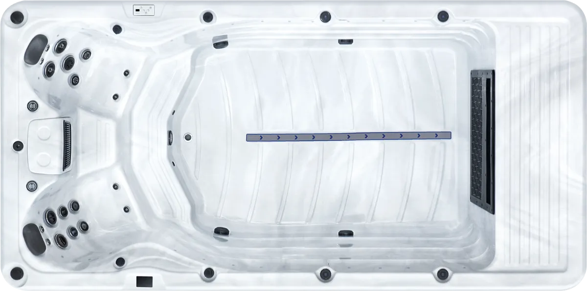 The Eros Pro seen from above