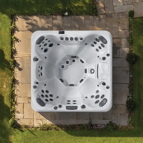 Sicily hot tub seen from above